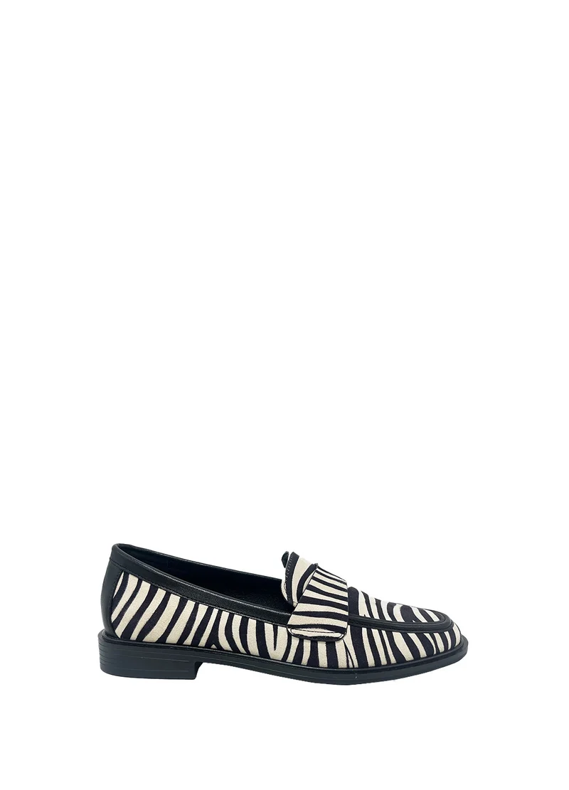Mocassini donna casual black/white in M.Fiber – EPT1103253