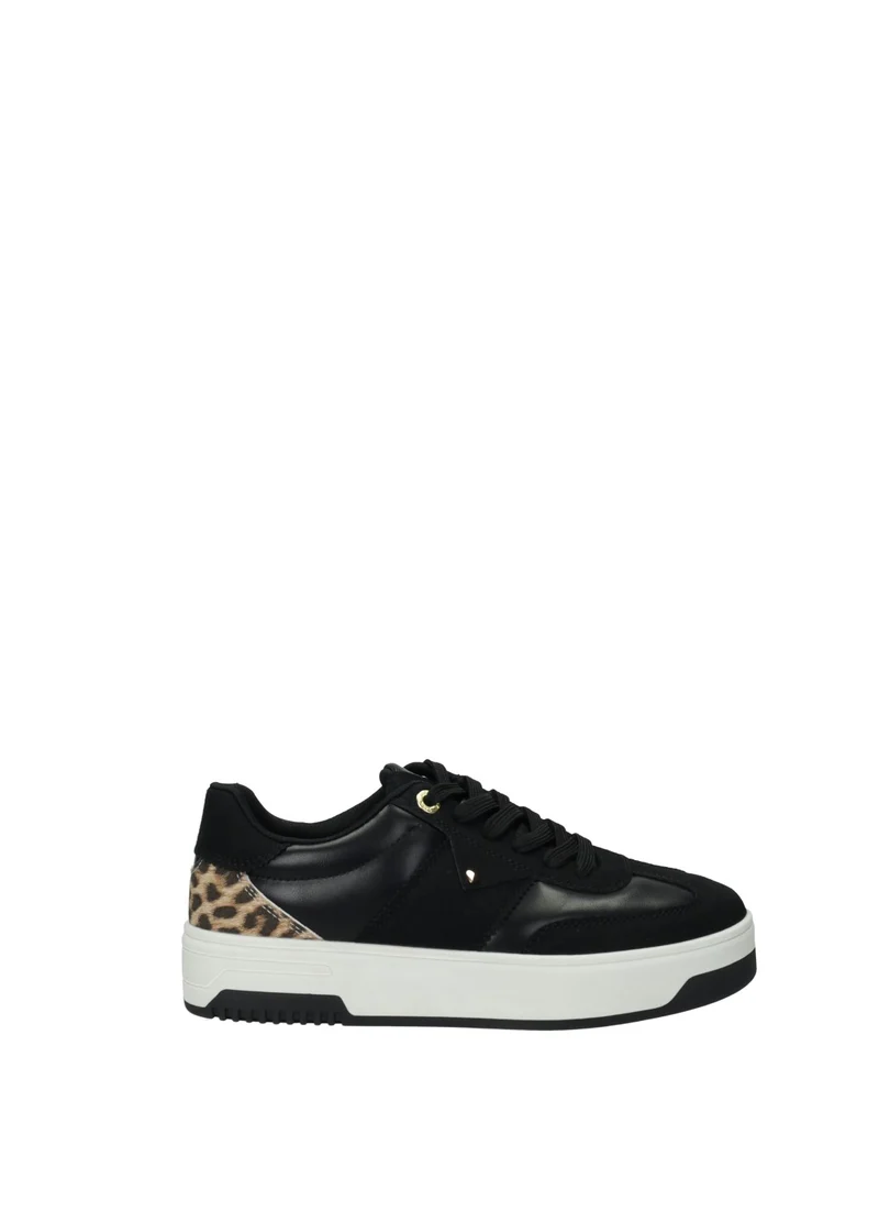 Sneakers donna black PU gomma – 1314409A