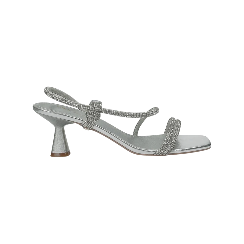 Sandali con strass.Tacco alto 6cm