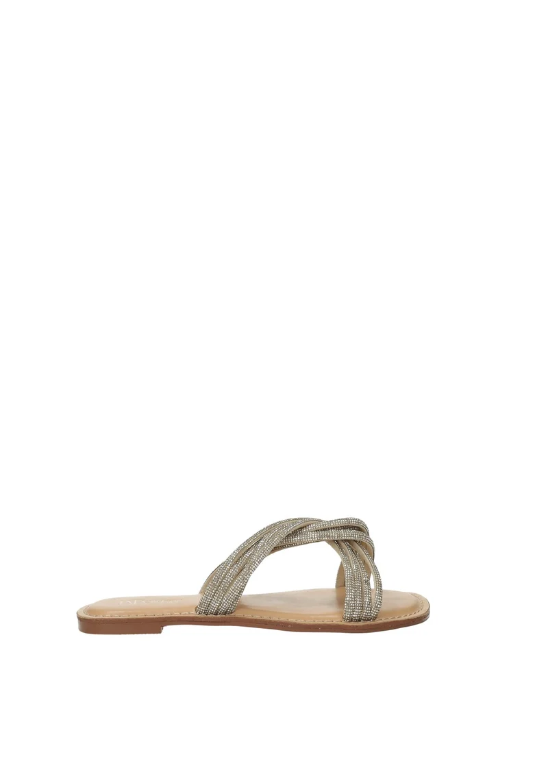 Sandali con listini strass