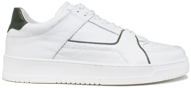 |SNEAKER UOMO BOTTALATO BIANCO/VERDE|