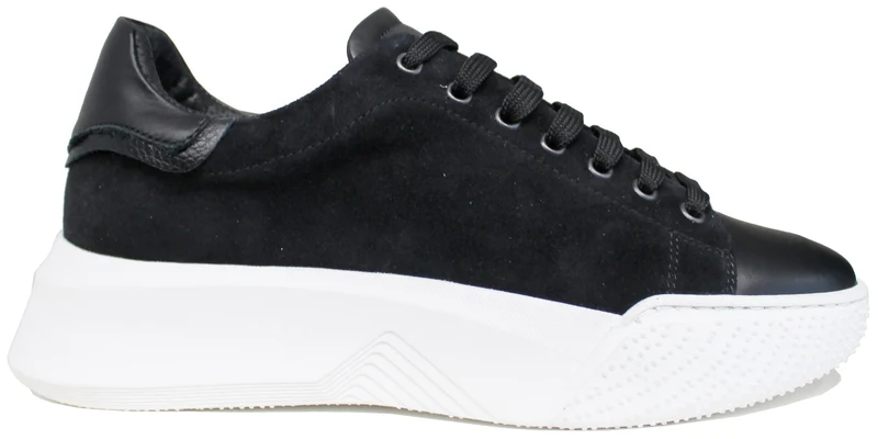|SNEAKER UOMO ACS PELLE CAMOSCIO NERO|