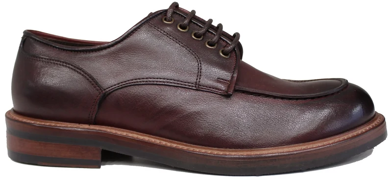 |DERBY UOMO PELLE BORDO'|