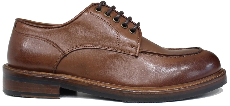 |DERBY UOMO PELLE CUOIO|