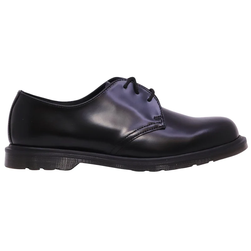 Dr Martens Mayfare 42863001 scarpa uomo in pelle nera Polished Smooth