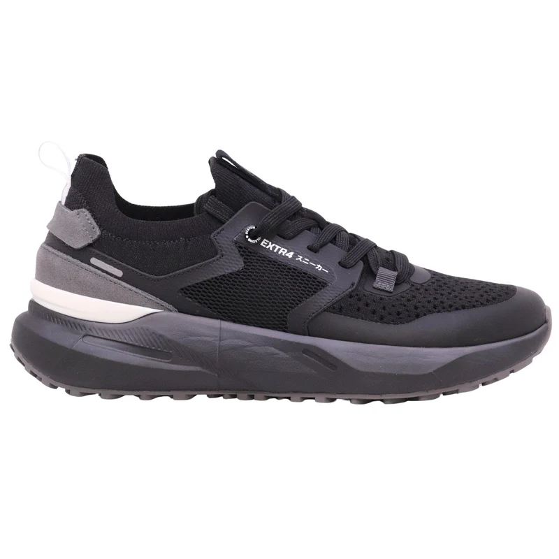 Extr4 Kaizen 3.03 sneaker uomo nera in tessuto tecnico traspirante