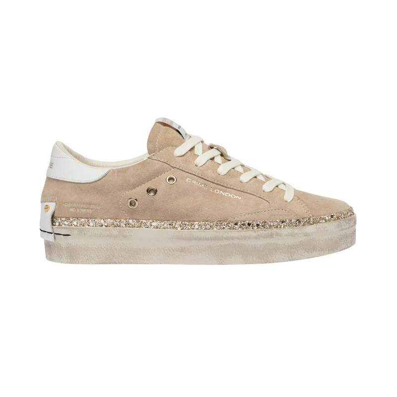 Crime London Distressed Platform Caramel Brulee 29054 sneaker donna