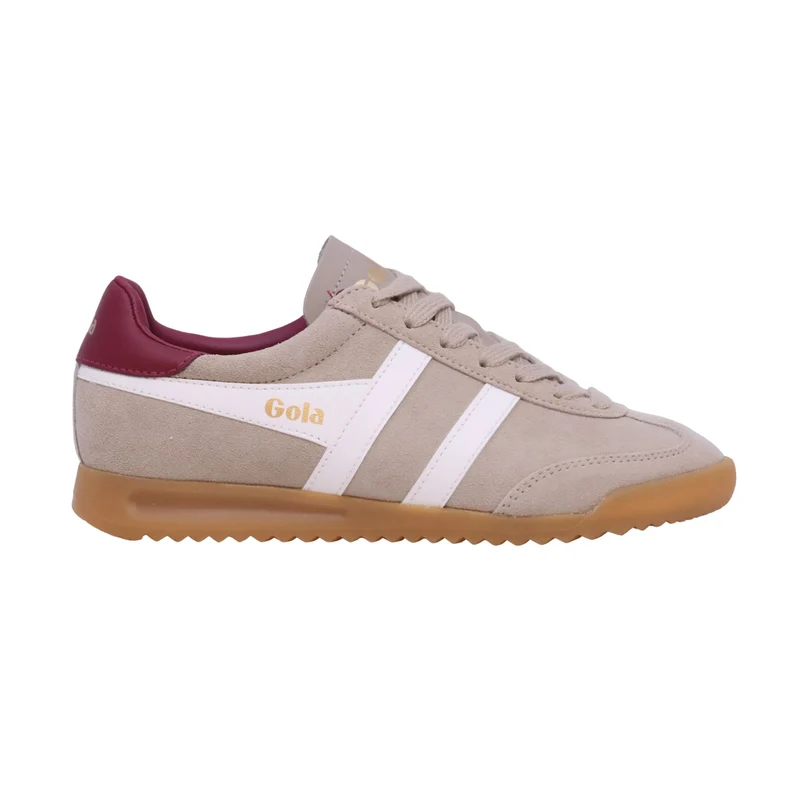 Gola Torpedo Trainers Bone con talloncino bordeaux sneaker donna