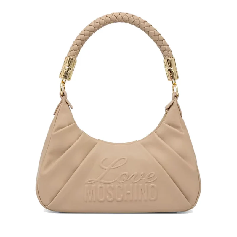 Borsa Donna Sottospalla LOVE MOSCHINO in Ecopelle Taupe