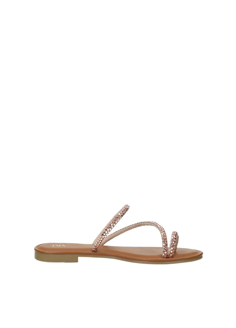 Sandali con listini strass