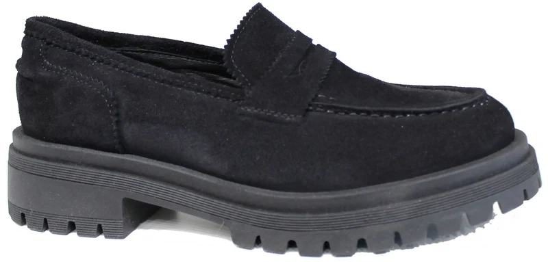 |MOCASSINO DONNA ACS CAMOSCIO NERO|