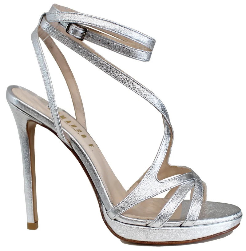 |SANDALO DONNA ACS LAMINATO ARGENTO|