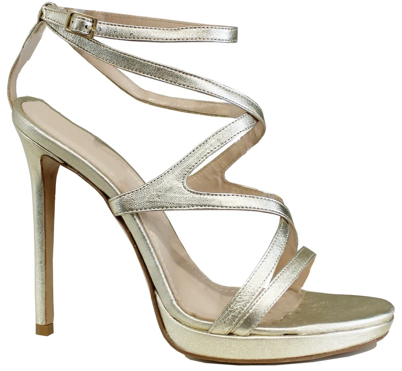 |SANDALO DONNA ACS LAMINATO PLATINO|