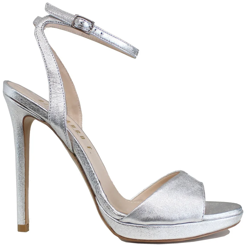 SANDALO DONNA ACS LAMINATO ARGENTO
