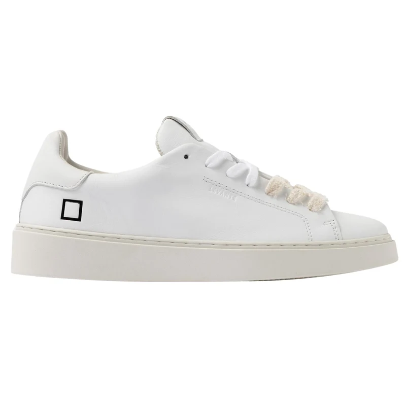 D.A.T.E. Levante Calf LV-CA-WH sneaker uomo in pelle bianca