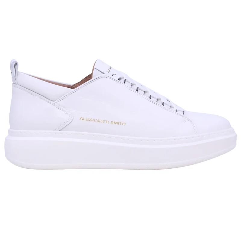 Alexander Smith Wembley sneaker uomo in pelle bianca
