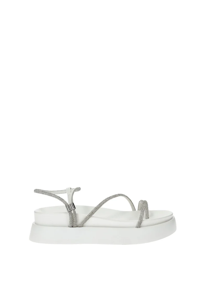 Sandali con listini strass
