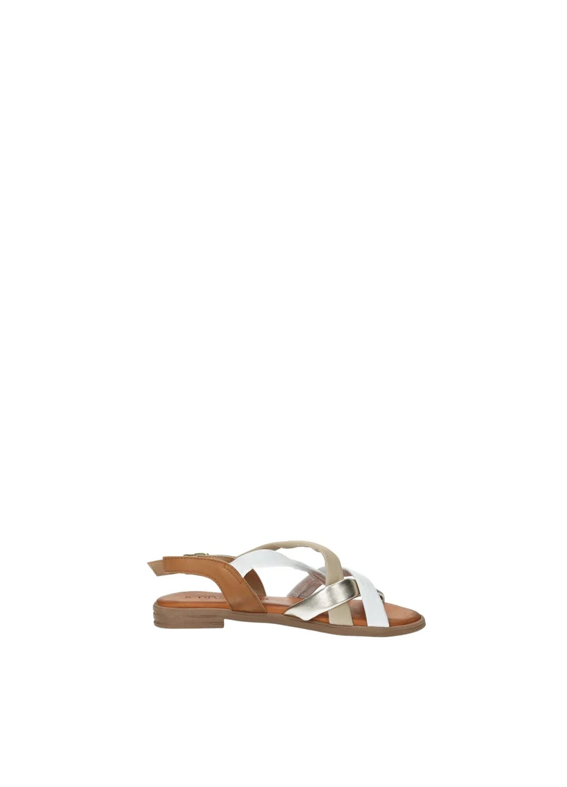 Sandali multicolor in vera pelle
