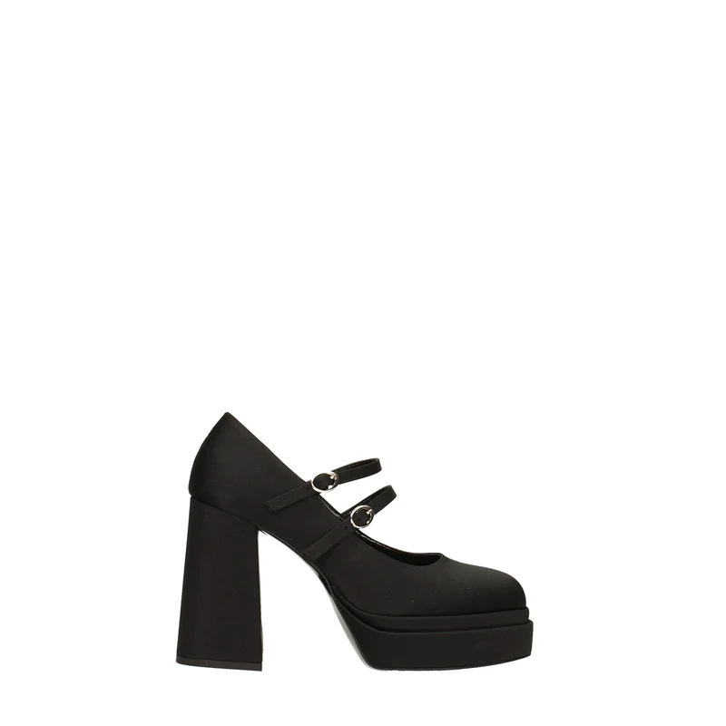 Mary Jane con plateau. Made in Italy. Tacco alto 11cm