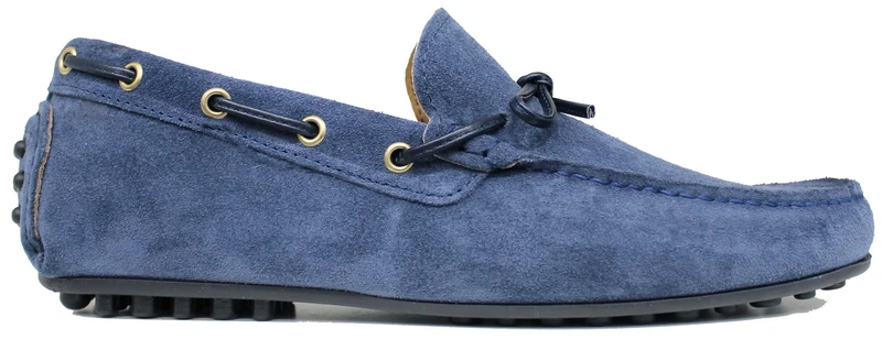 |MOCASSINI BARCA CAMOSCIO JEANS|