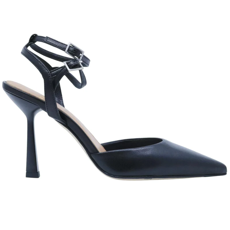 Slingback donna Chantal 1967 in pelle nera