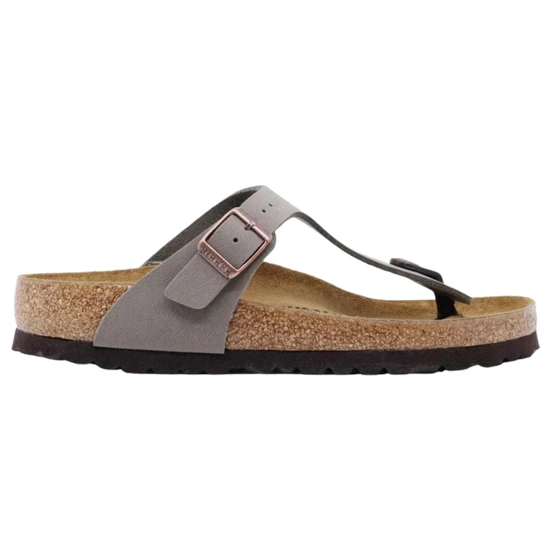 Birkenstock Gizeh Birkibuc Stone sandalo infradito Regular Fit
