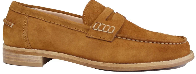 |MOCASSINO DONNA CAMOSCIO CUOIO|
