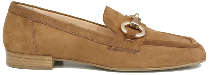 |MOCASSINO MORSETTO PUNTA QUADRATA CAMOSCIO SELLA|