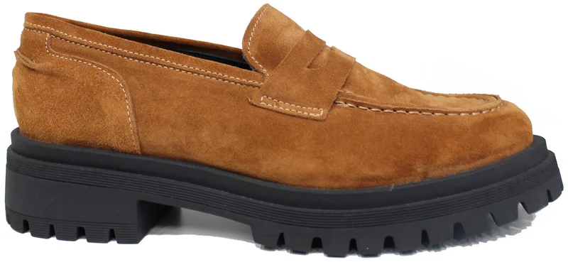 |MOCASSINO DONNA ACS CAMOSCIO CUOIO|