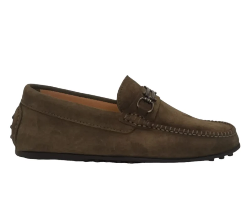 Mocassino M980 in camoscio fondo barca