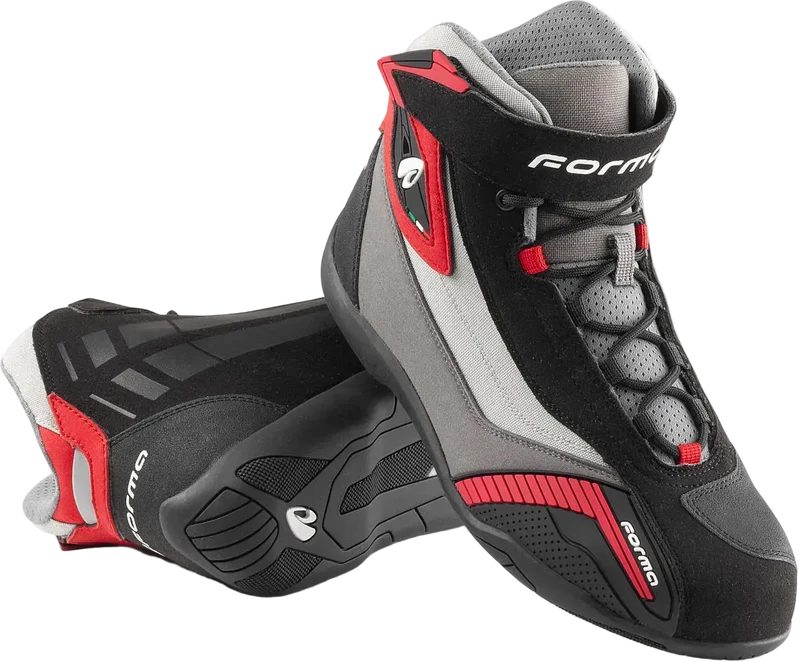 FORMA GENESIS Moto Stivali Nero Grigio Bordeaux