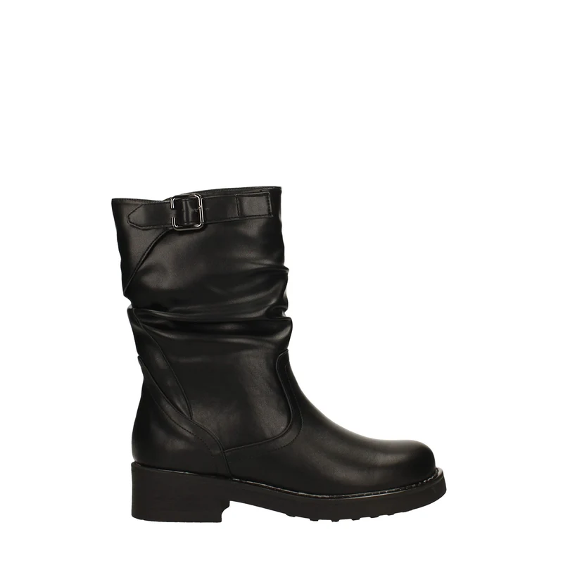 Stivaletti con fibbia. Tacco alto 4cm