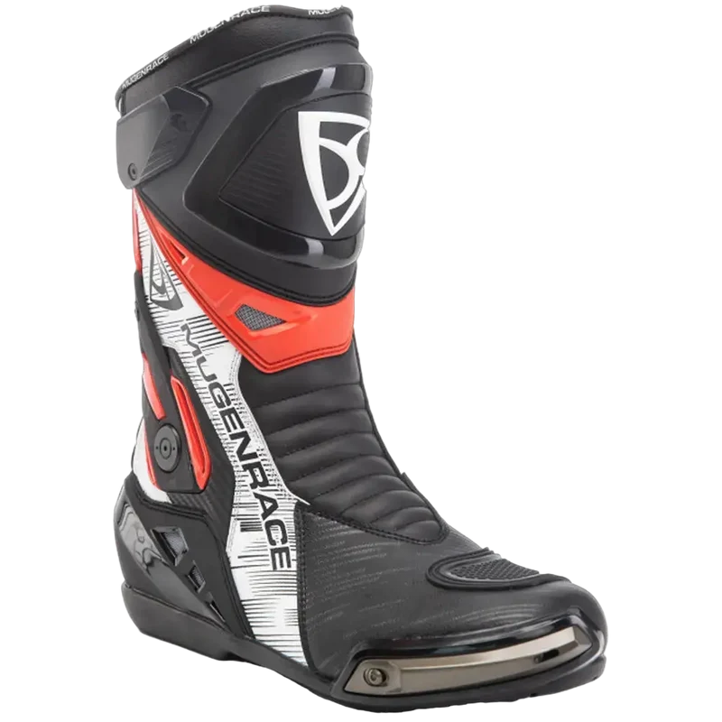 MUGANRAS BOAT-MAN-2390 PHANTOM PLUS Moto Stivali Nero Rosso