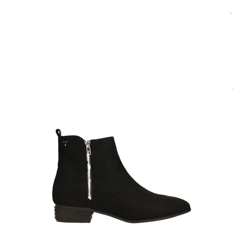 Stivaletti scamosciati con zip laterale. Tacco alto 3cm