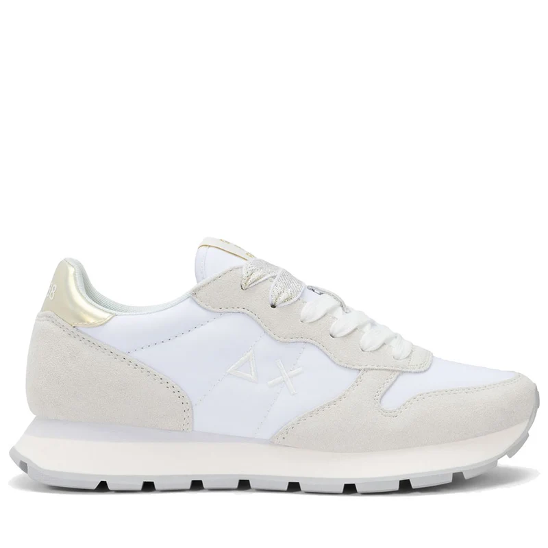 Scarpe Donna Sun68 Sneakers Ally Gold Silver Colore Bianco - Z36202