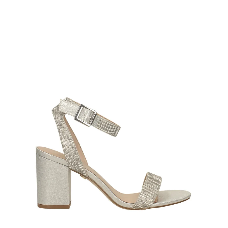 Sandali con strass. Tacco alto 8cm