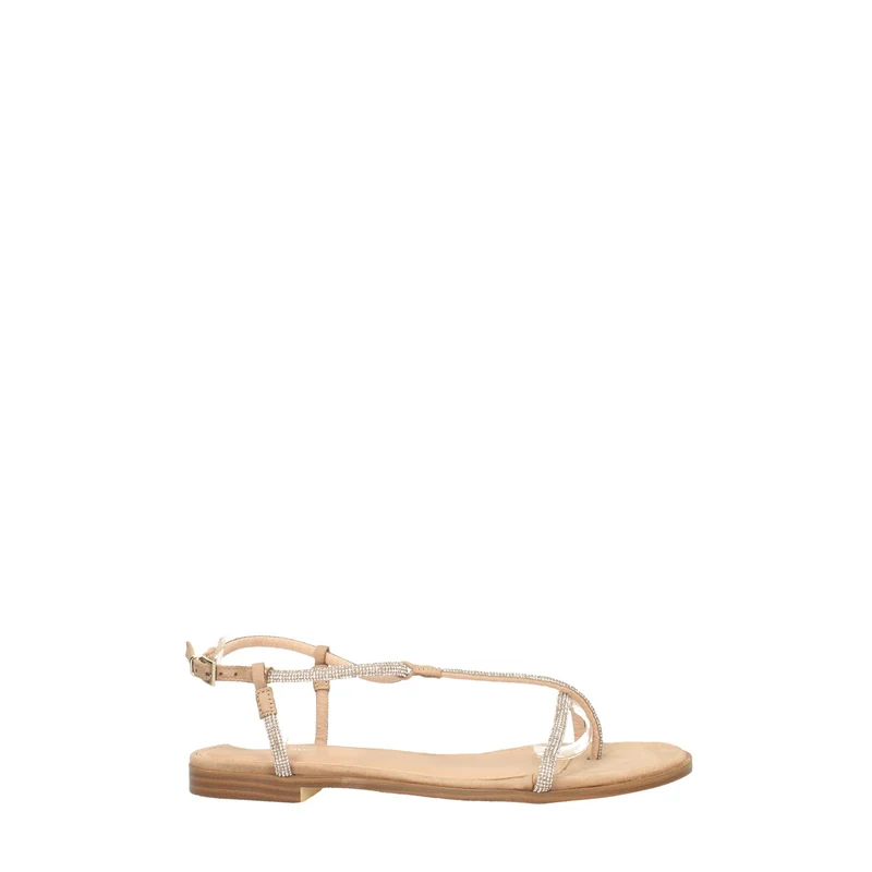 Sandali flat con strass