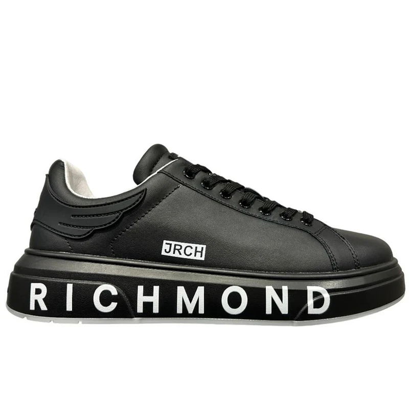 Scarpe Uomo JOHN RICHMOND Sneakers in Pelle Nera - 18131