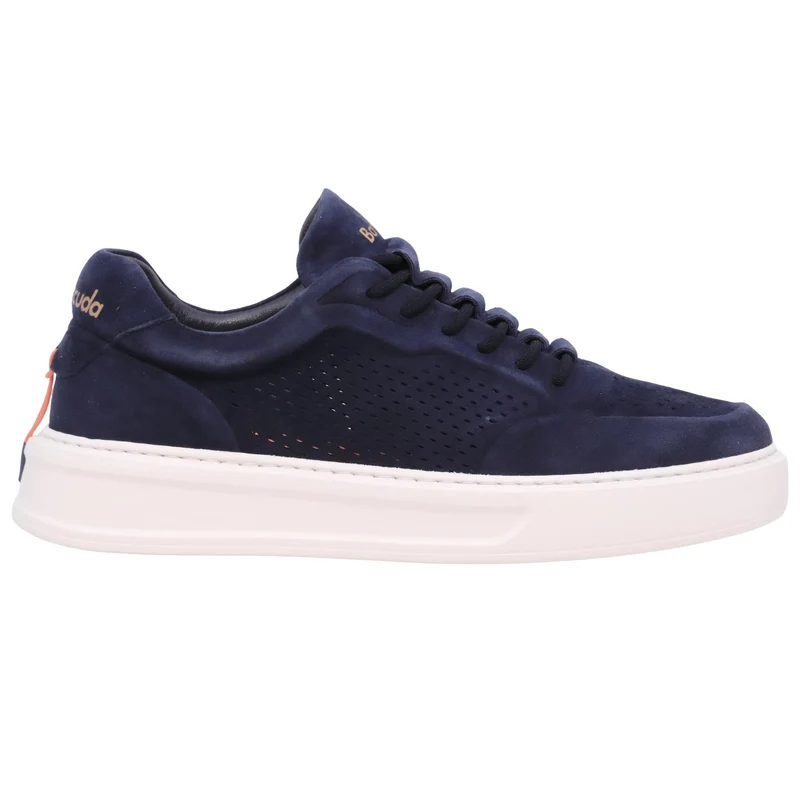 Barracuda Phoenix BU3612 navy sneaker in camoscio traforato