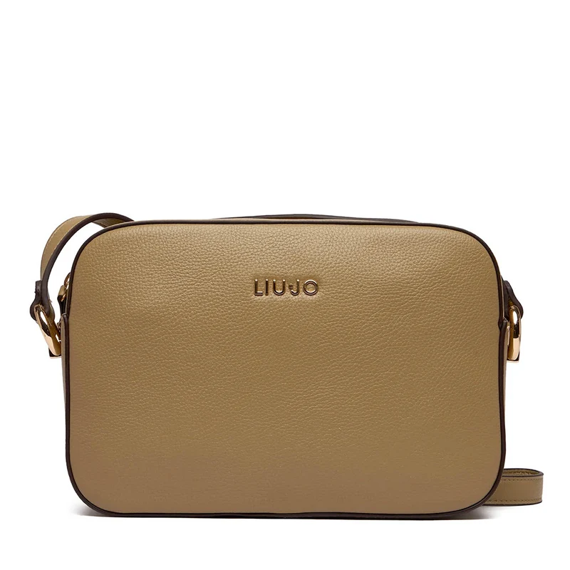 Borsa Donna a Tracolla Media LIU JO Better effetto Bottalato color Fango