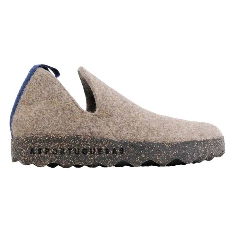 Asportuguesas City scarpa in lana naturale taupe