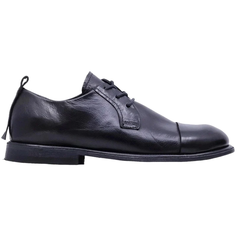 AS98 Antol U97105 scarpa allacciata uomo in pelle nera