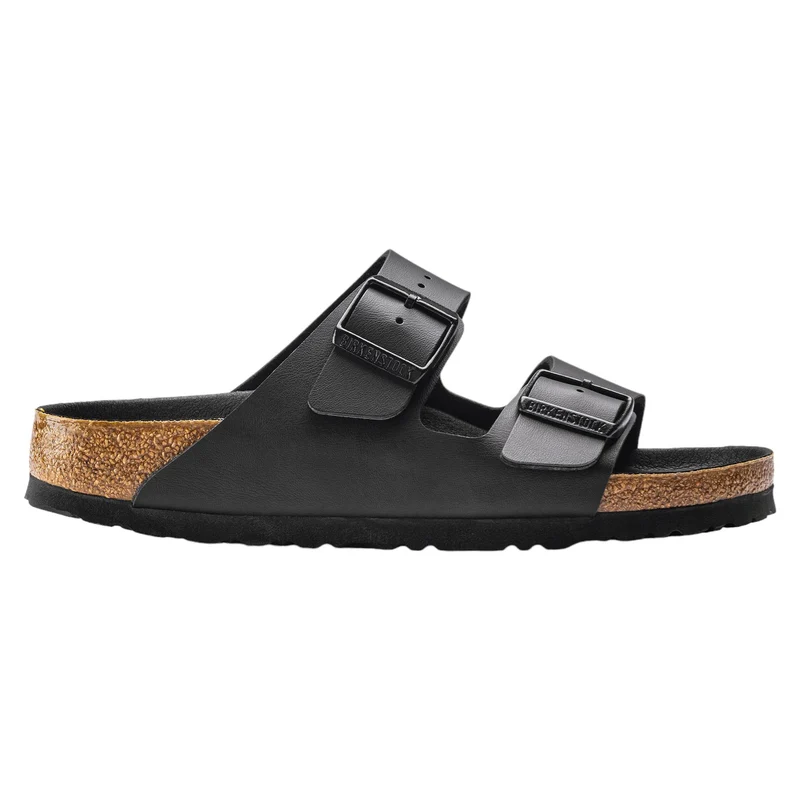 Birkenstock Arizona Triples Black sandalo doppia fibbia nera