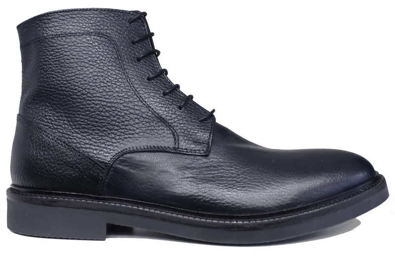 |STIVALETTO UOMO ACS PELLE BLU SCURO|