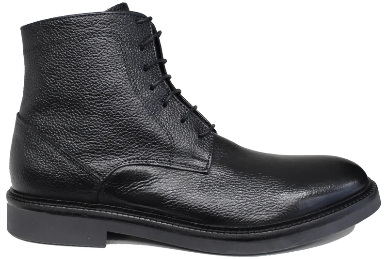 |STIVALETTO UOMO ACS PELLE NERO|