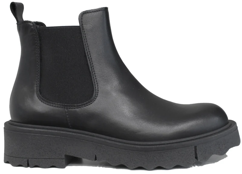 |BEATLES BASSO DONNA ACS PELLE NERA|