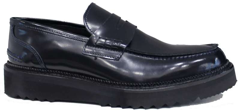 |MOCASSINO COLLEGE UOMO ACS ABRASIVATO BLU|