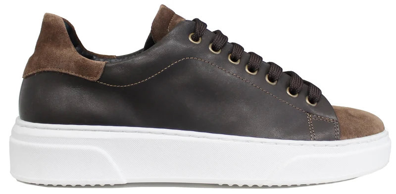 |SNEAKER UOMO ACS PELLE CAMOSCIO TESTA DI MORO|
