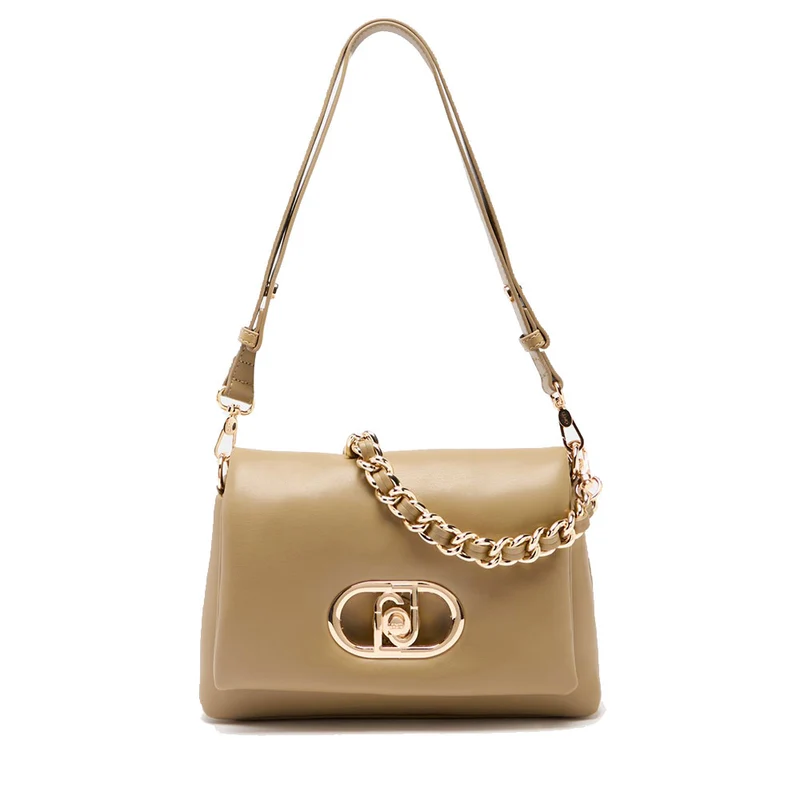 Borsa Donna Media a Spalla LIU JO Better linea La Puffy color Fango