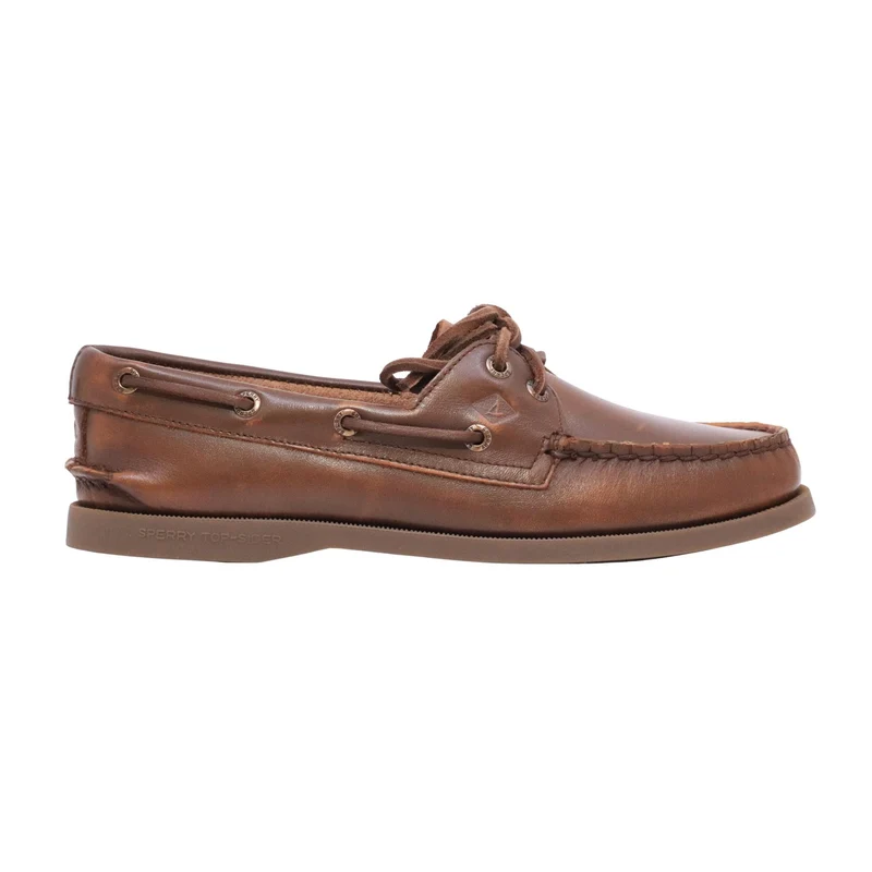 Sperry A/O 2-Eye scarpa da barca mocassino donna in pelle marrone